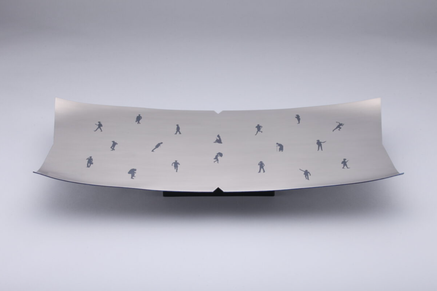 Kaga inlaid plate《A ray of light》