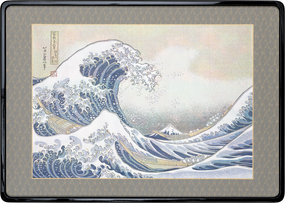 The Great Wave off Kanagawa (Nishijin textile)